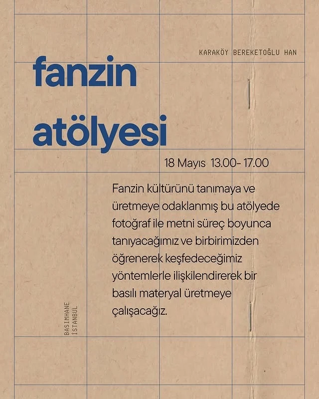 Fanzin Atölyesi afişi